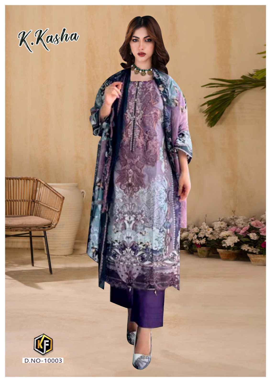 Keval Fab K Kasha Vol-10 Cotton Dress Material 6 pc Cataloge