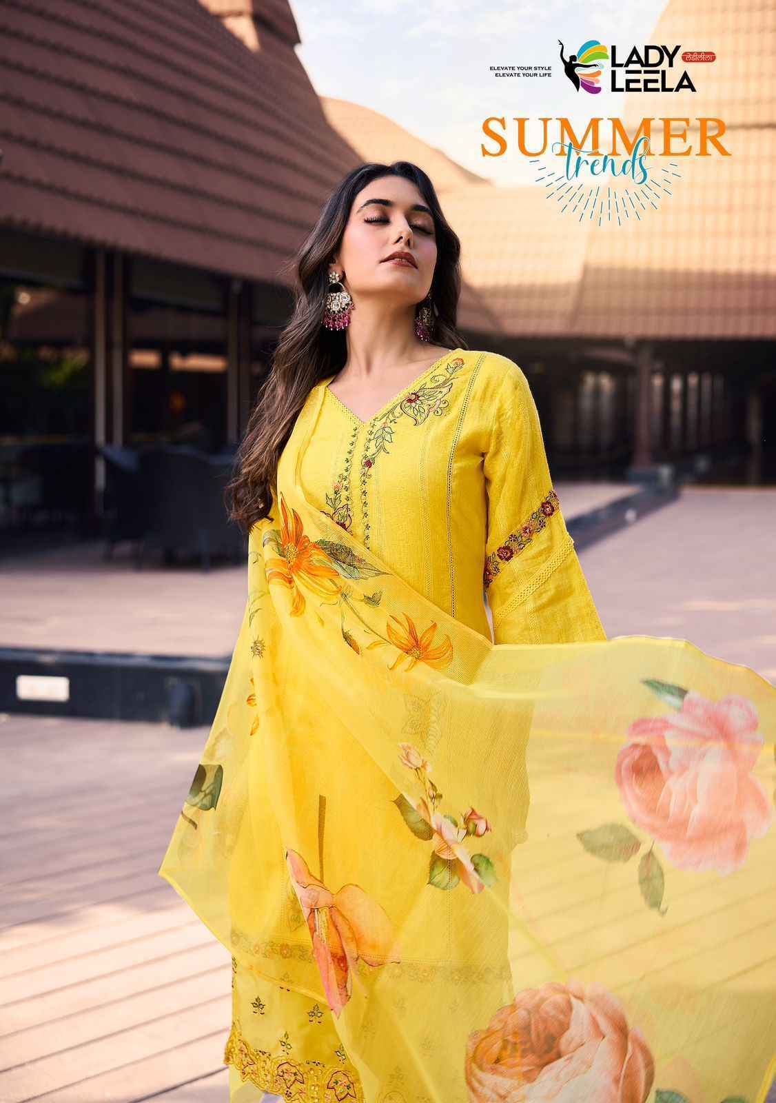 Lady Leela Summer Trends Readymade Cotton Dress 6 pcs Catalogue