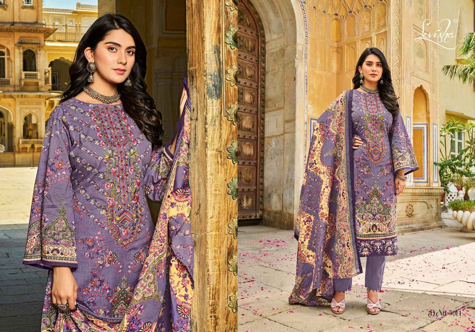 Levisha Naira Nx Vol-5 Cotton Dress Material 6 pcs Catalogue