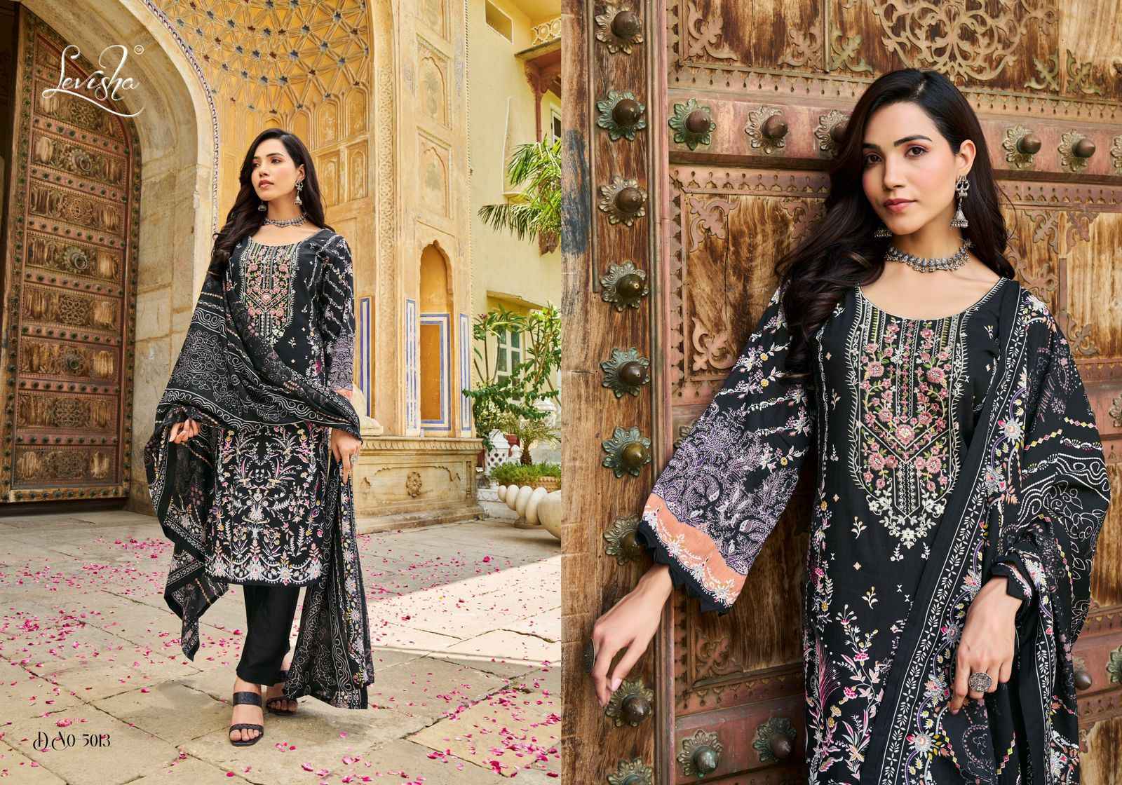 Levisha Naira Nx Vol-5 Cotton Dress Material 6 pcs Catalogue