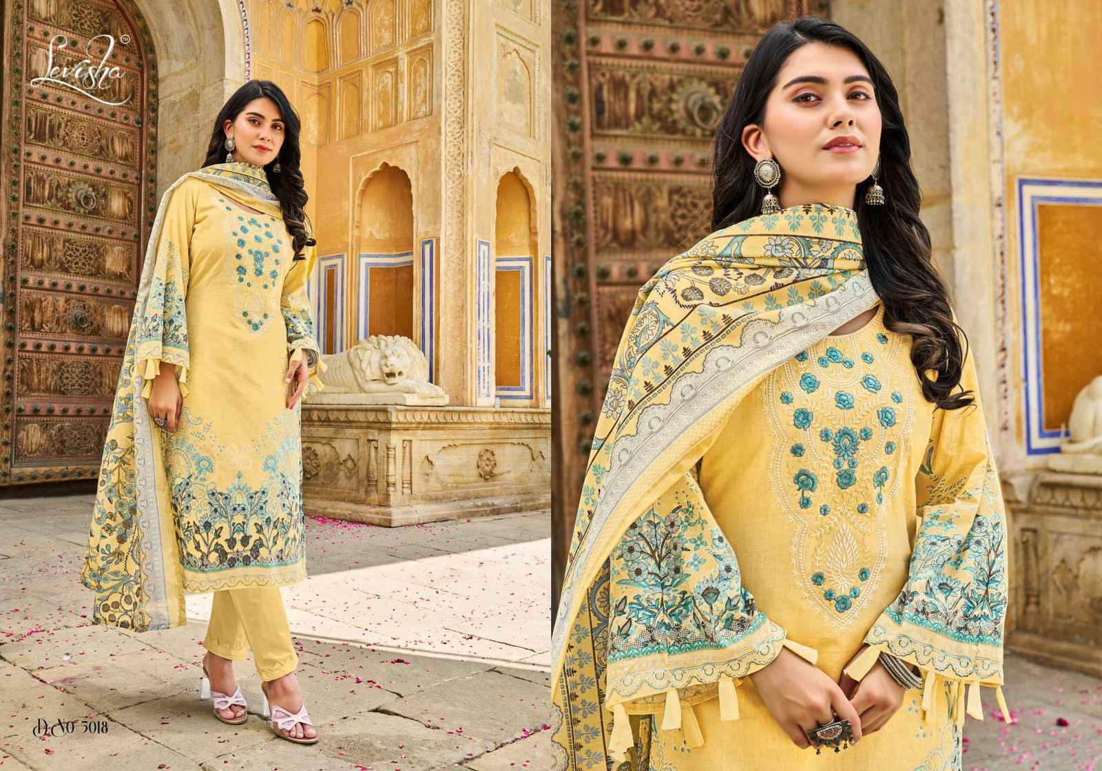 Levisha Naira Nx Vol-5 Cotton Dress Material 6 pcs Catalogue