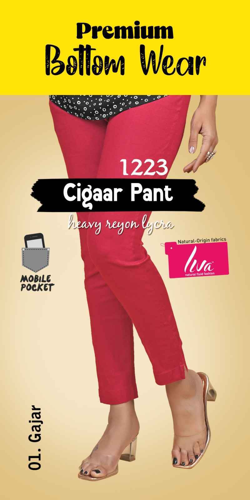 Liva Premium Bottom Wear Cigaar Pant 35 Pc Catalouge