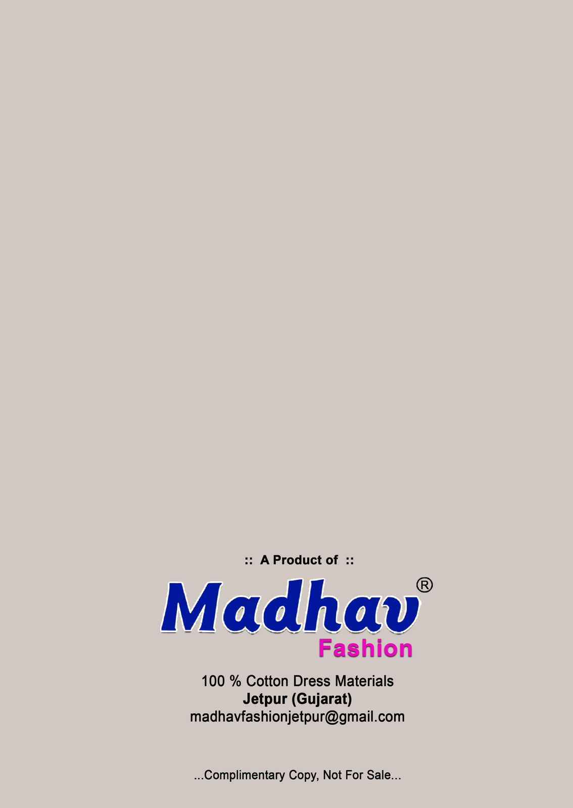 Madhav Fashion Riwaaz Vol 8 Lawn Cotton Dress Material 6 pcs catalog