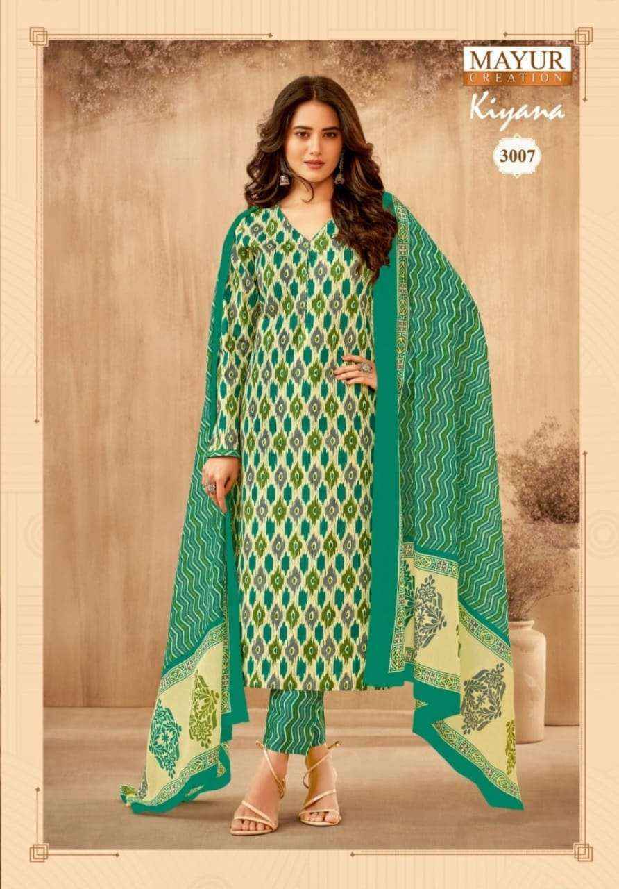 Mayur Creation Kiyana Vol 3 Cotton Dress Material 10 pcs Catalogue
