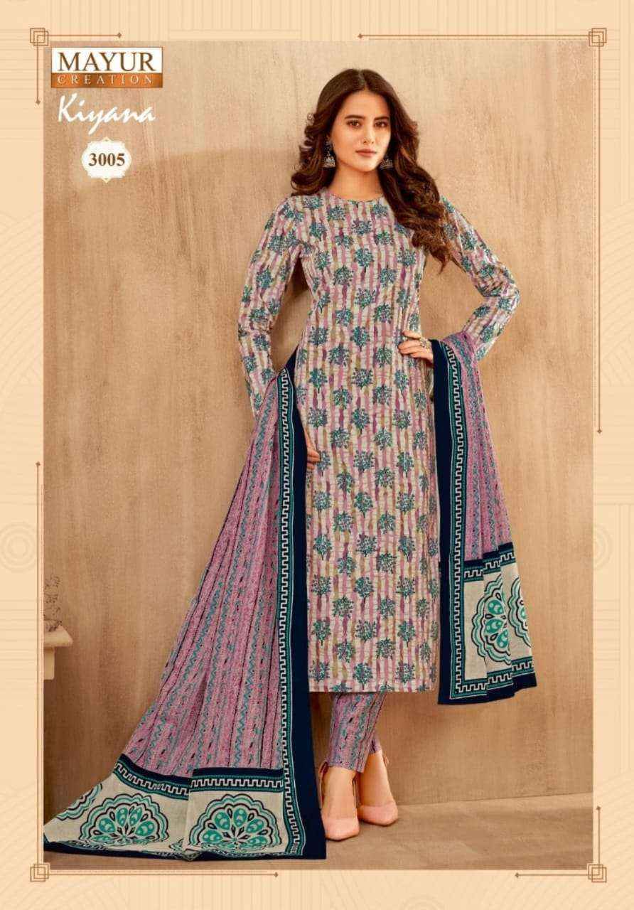Mayur Creation Kiyana Vol 3 Cotton Dress Material 10 pcs Catalogue