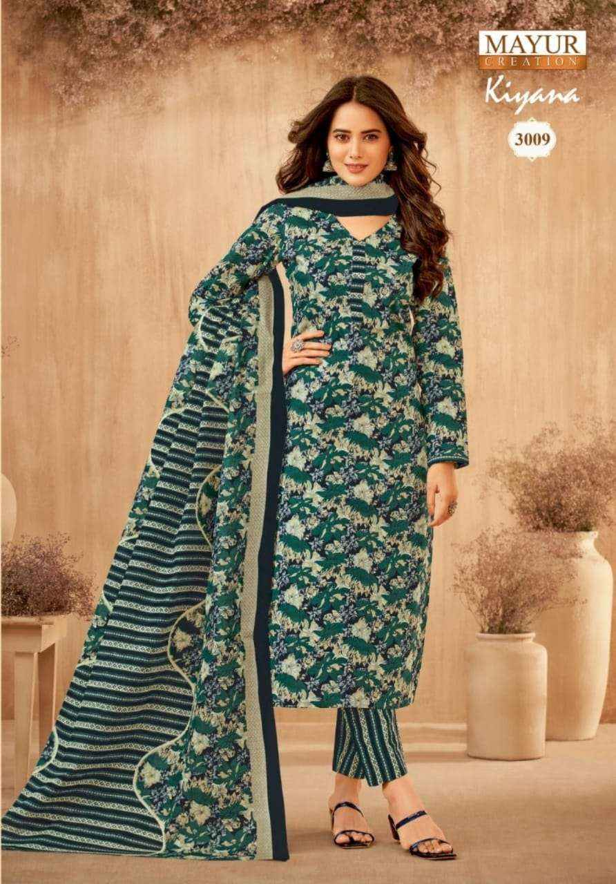 Mayur Creation Kiyana Vol 3 Cotton Dress Material 10 pcs Catalogue