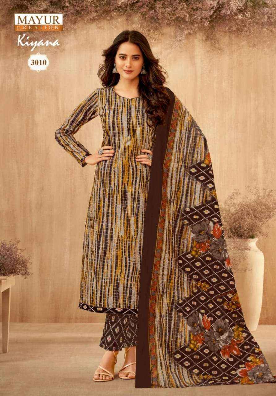 Mayur Creation Kiyana Vol 3 Cotton Dress Material 10 pcs Catalogue