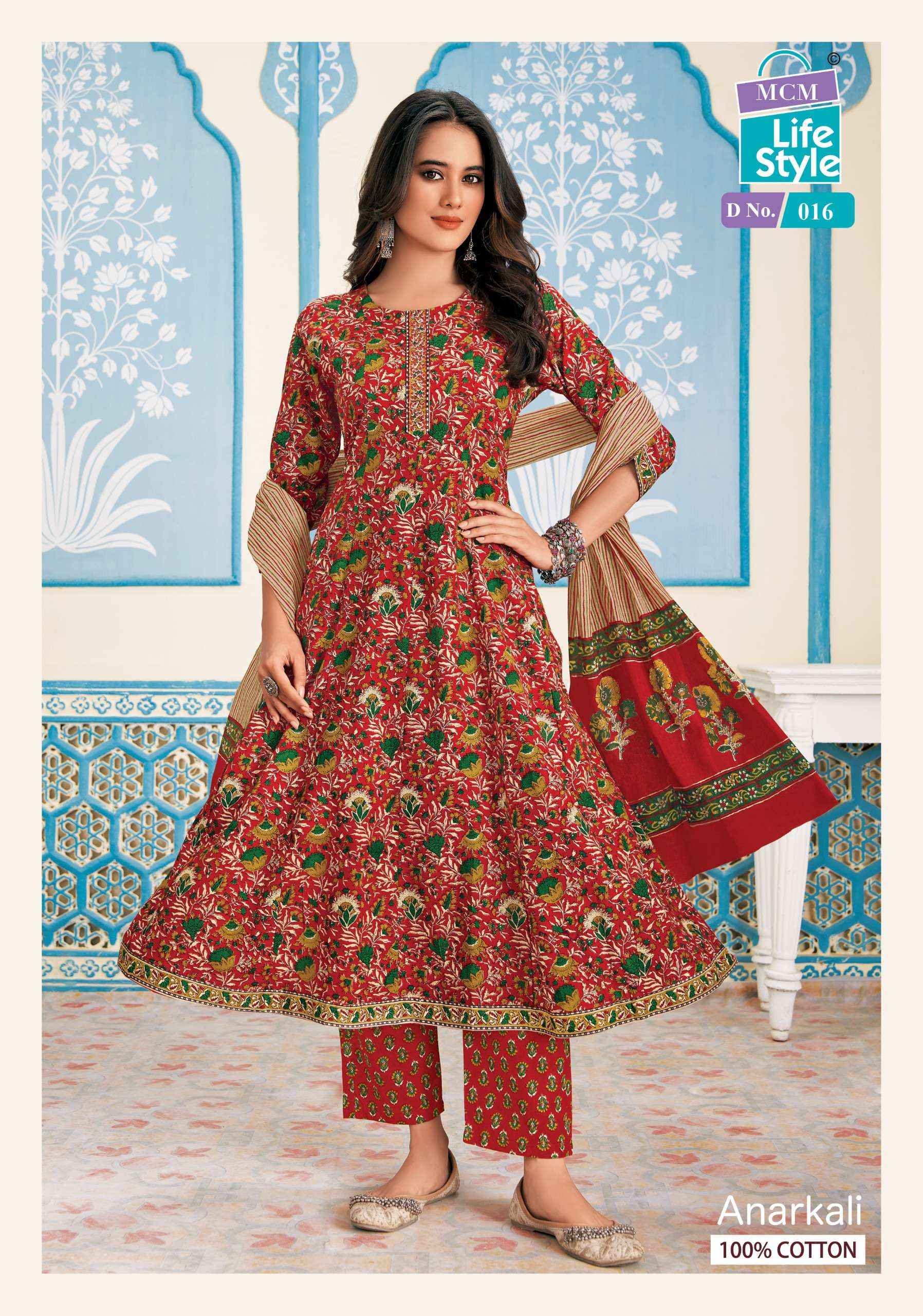 Mcm Lifestyle Anarkali Cotton Kurti Combo 10 pcs Catalogue