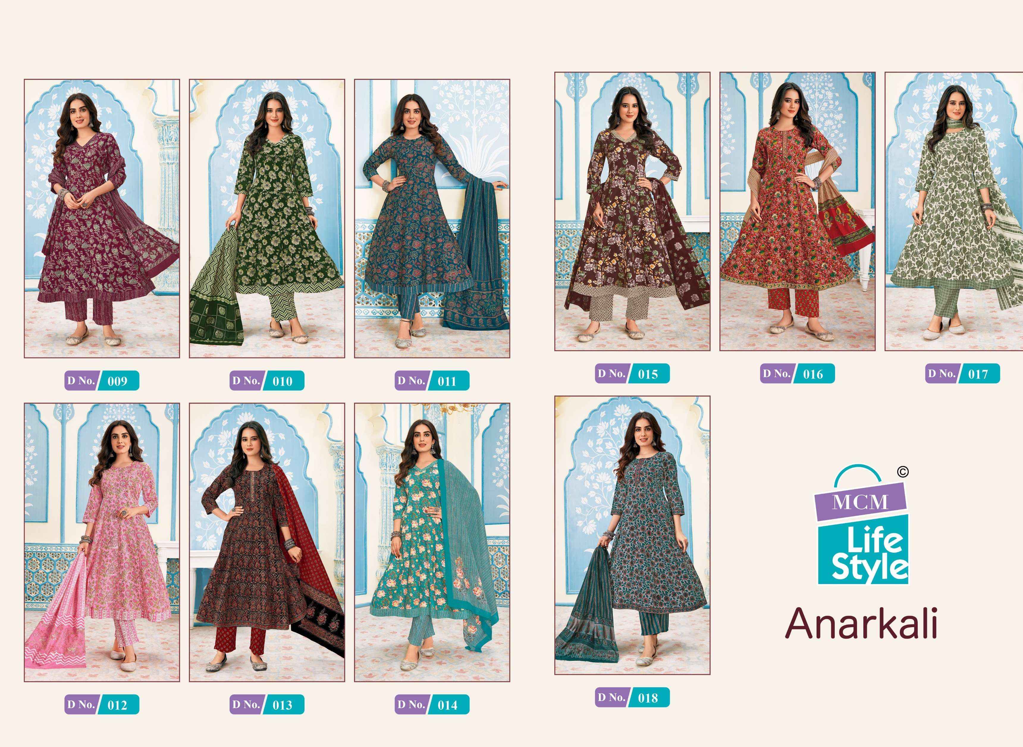Mcm Lifestyle Anarkali Cotton Kurti Combo 10 pcs Catalogue