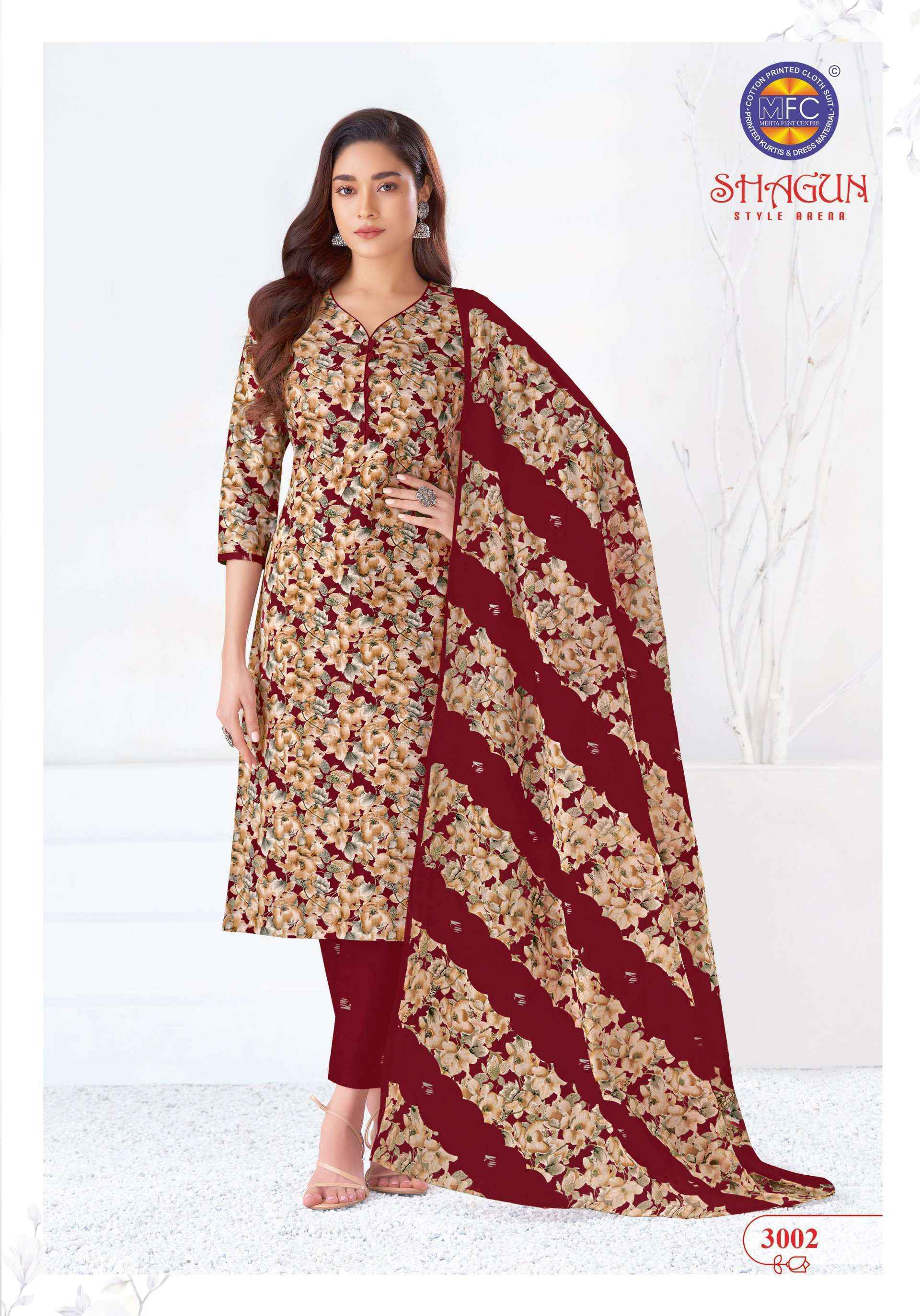 MFC Shagun Vol 30 Cotton Dress Material Most Trusted Ladies Dress Wholesaler