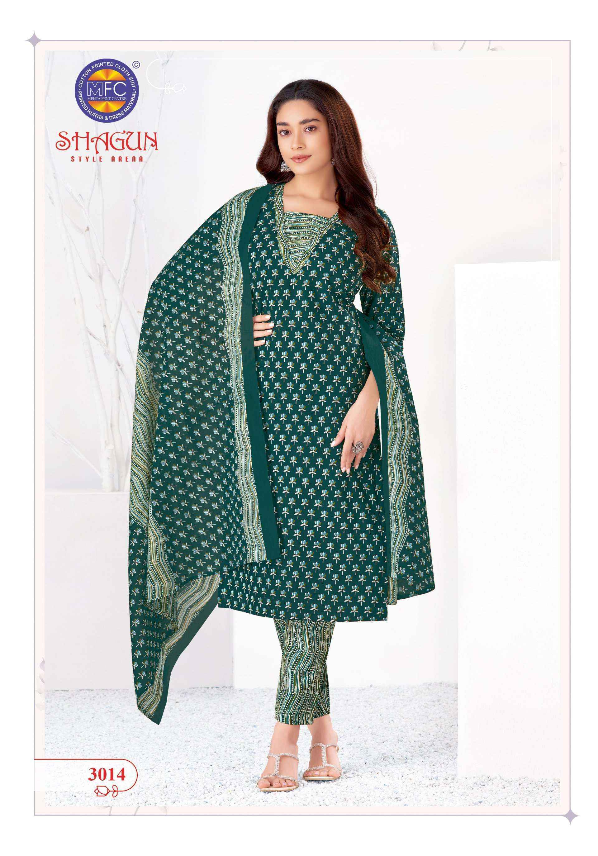 MFC Shagun Vol 30 Cotton Dress Material Most Trusted Ladies Dress Wholesaler