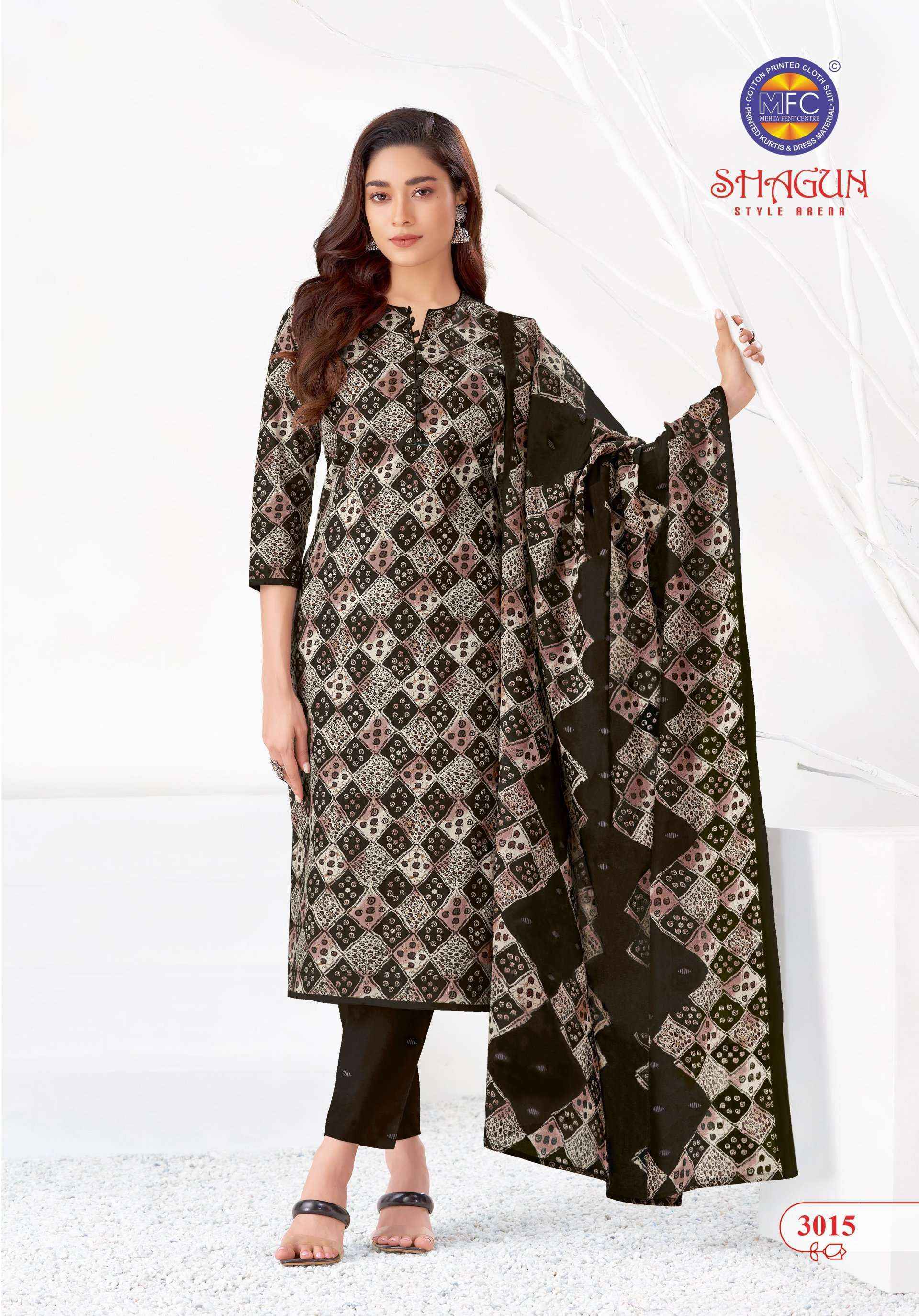 MFC Shagun Vol 30 Cotton Dress Material 20 pcs Catalogue