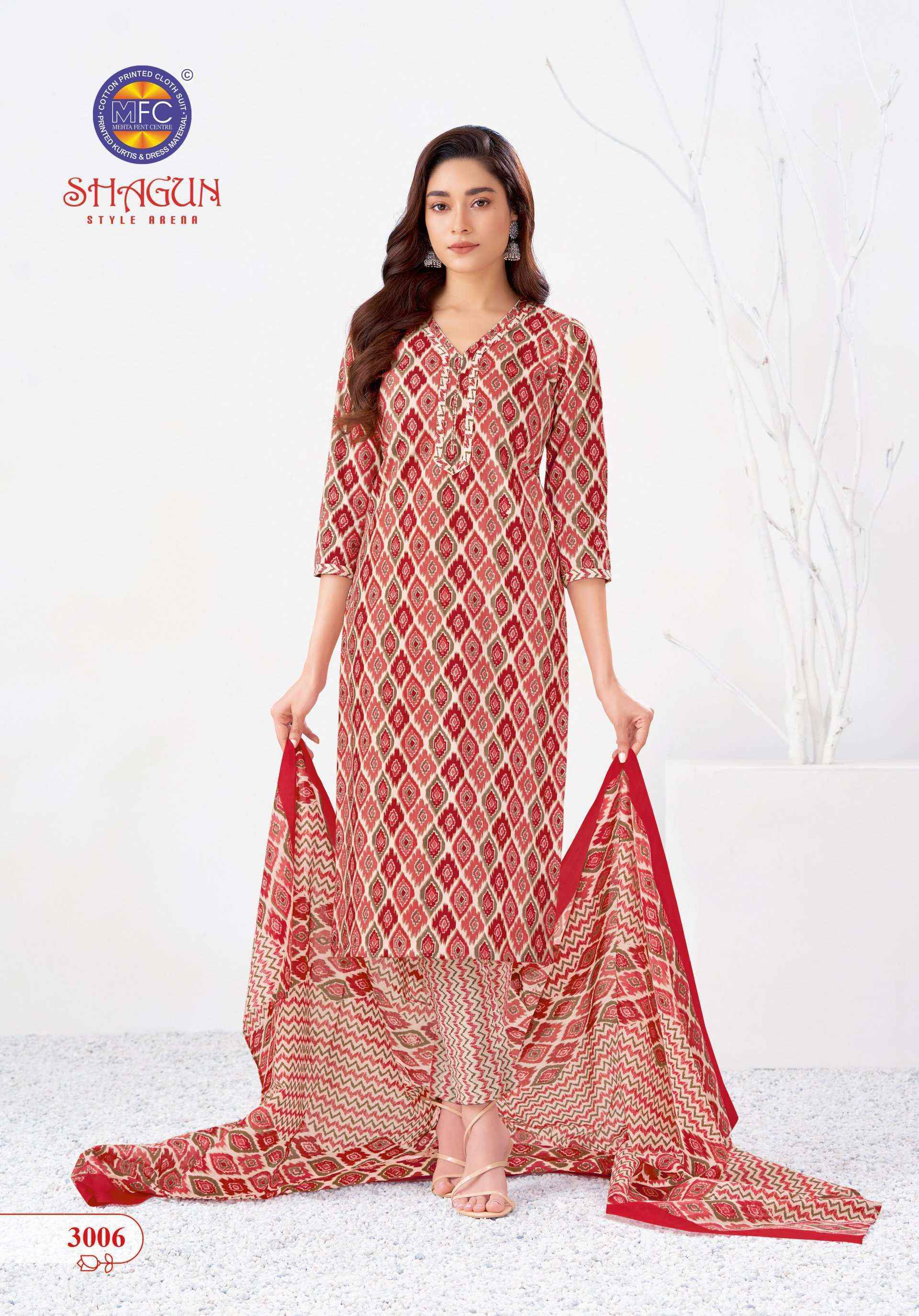 Mfc cotton dress material price hot sale