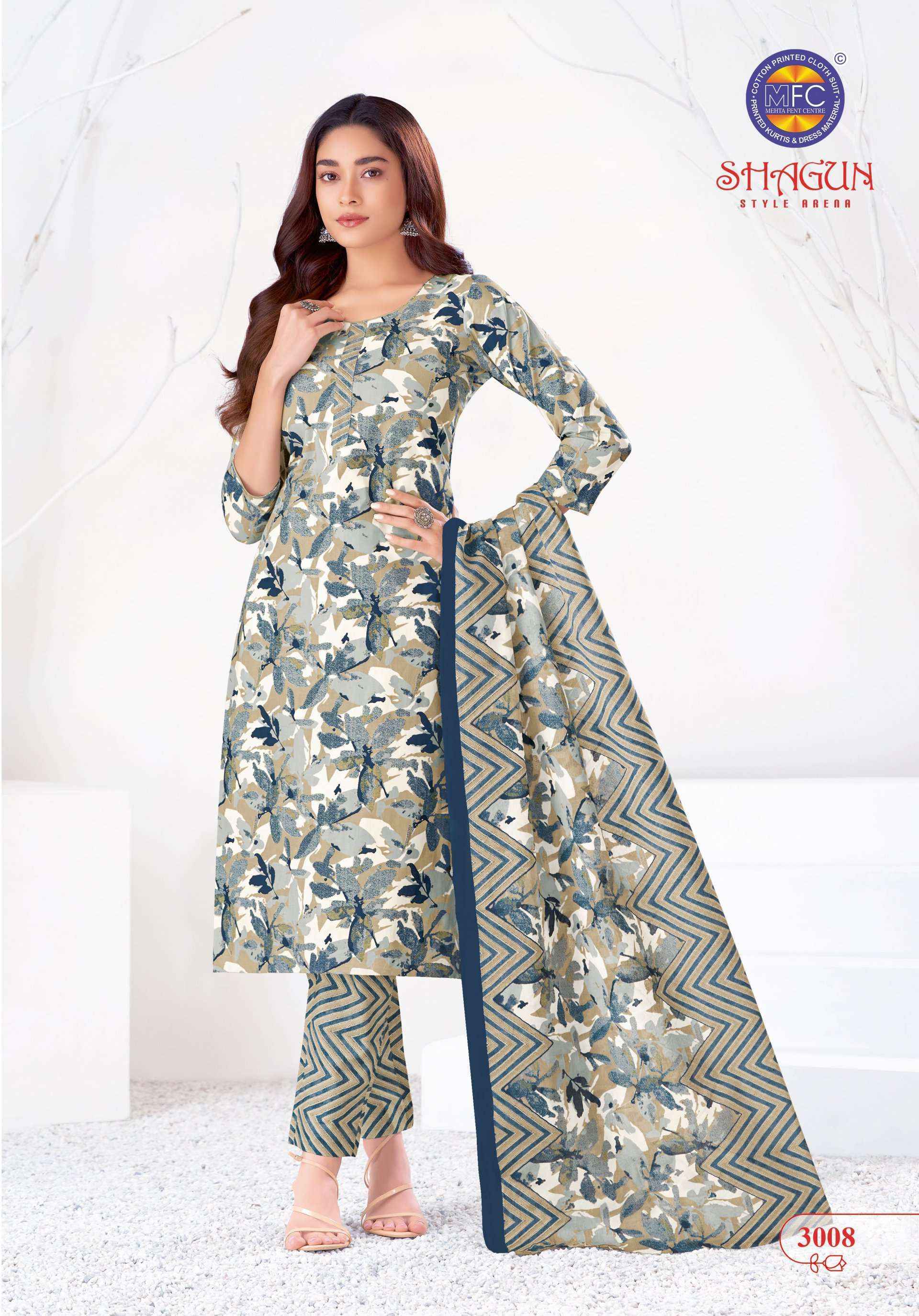 MFC Shagun Vol 30 Cotton Dress Material 20 pcs Catalogue