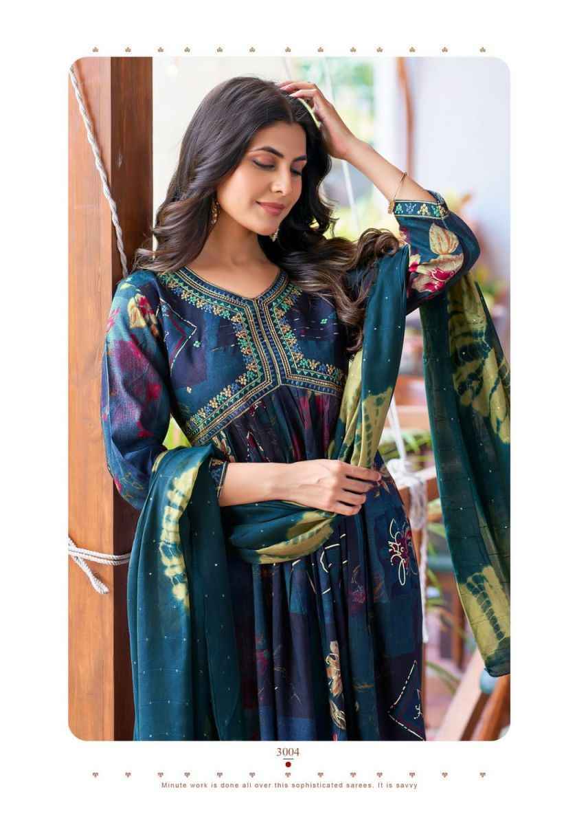 Mystic 9 Heena Vol-3 Readymade Rayon Dress 8 pcs Catalogue