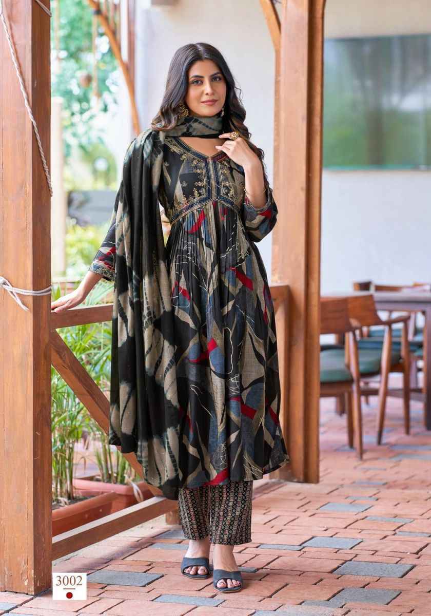 Mystic 9 Heena Vol-3 Readymade Rayon Dress 8 pcs Catalogue