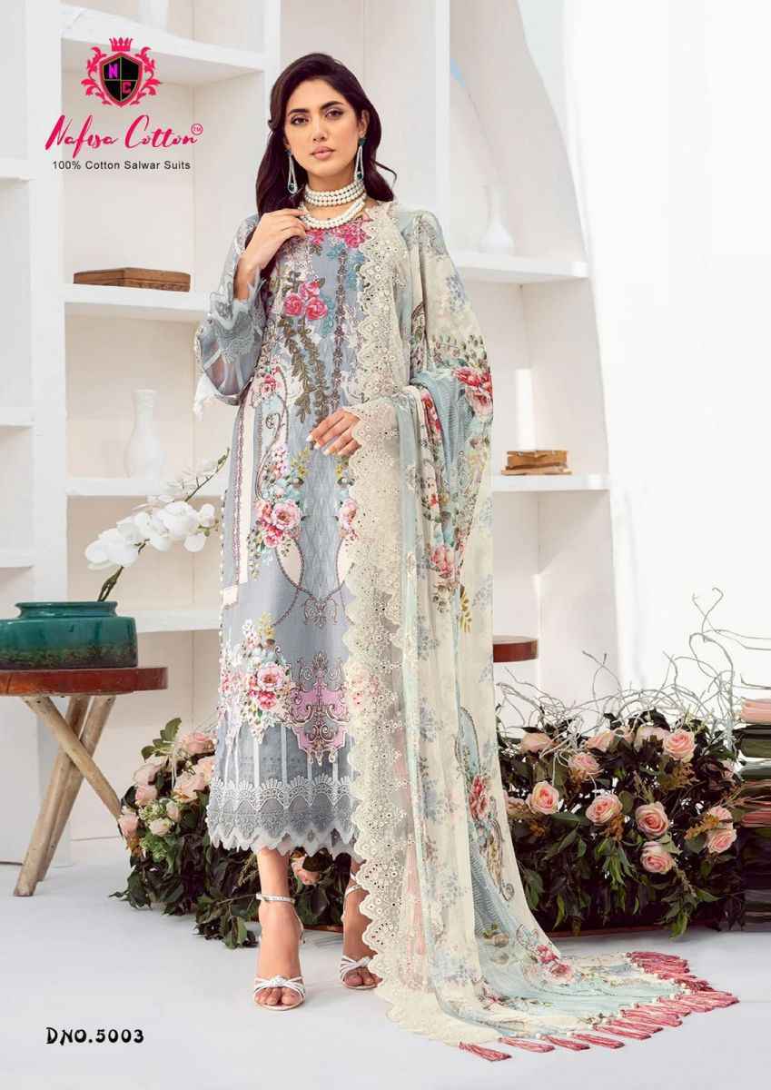 Nafisa Cotton Andaaz Karachi Suit Vol-5 Cotton Dress Material 6 Pc Catalog