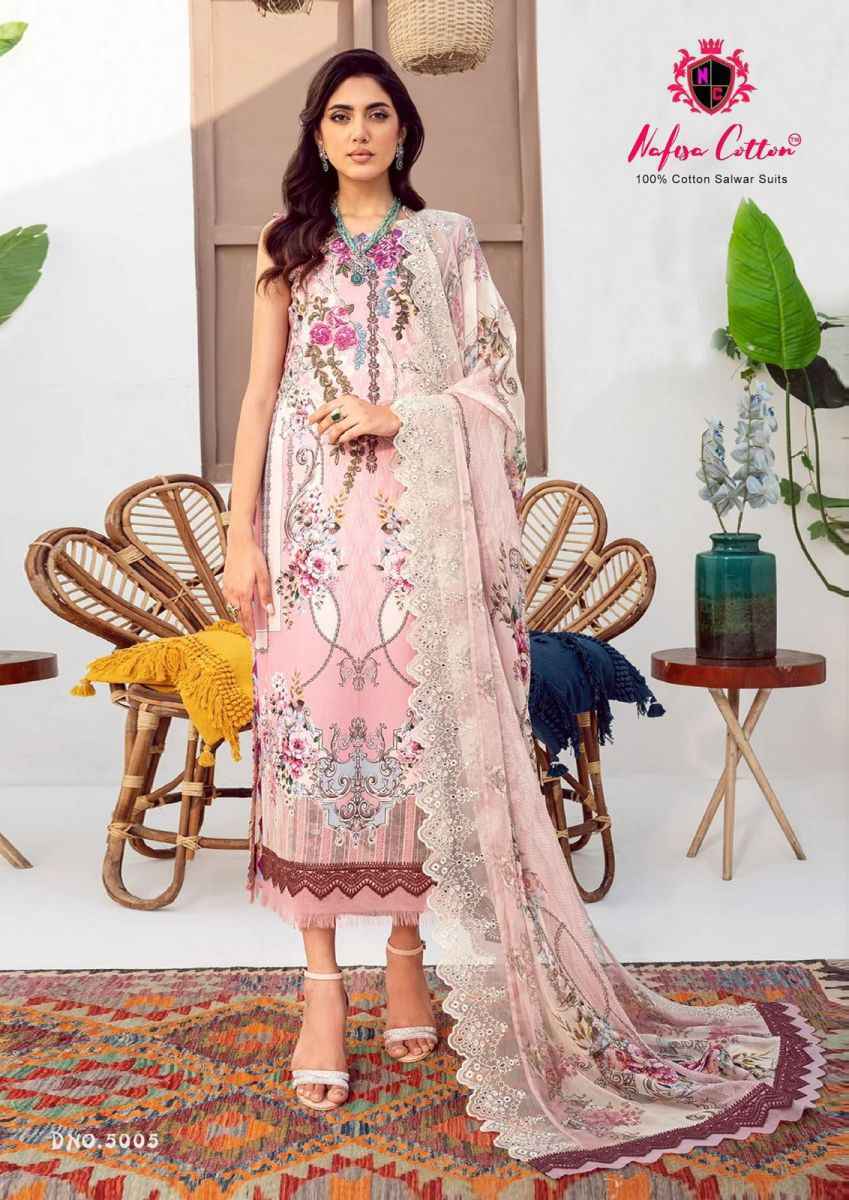 Nafisa Cotton Andaaz Karachi Suit Vol-5 Cotton Dress Material 6 Pc Catalog