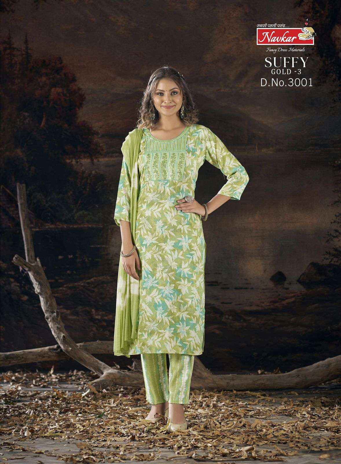 Navkar Suffy Gold Vol 3 Rayon Kurti Combo 8 pcs Catalogue