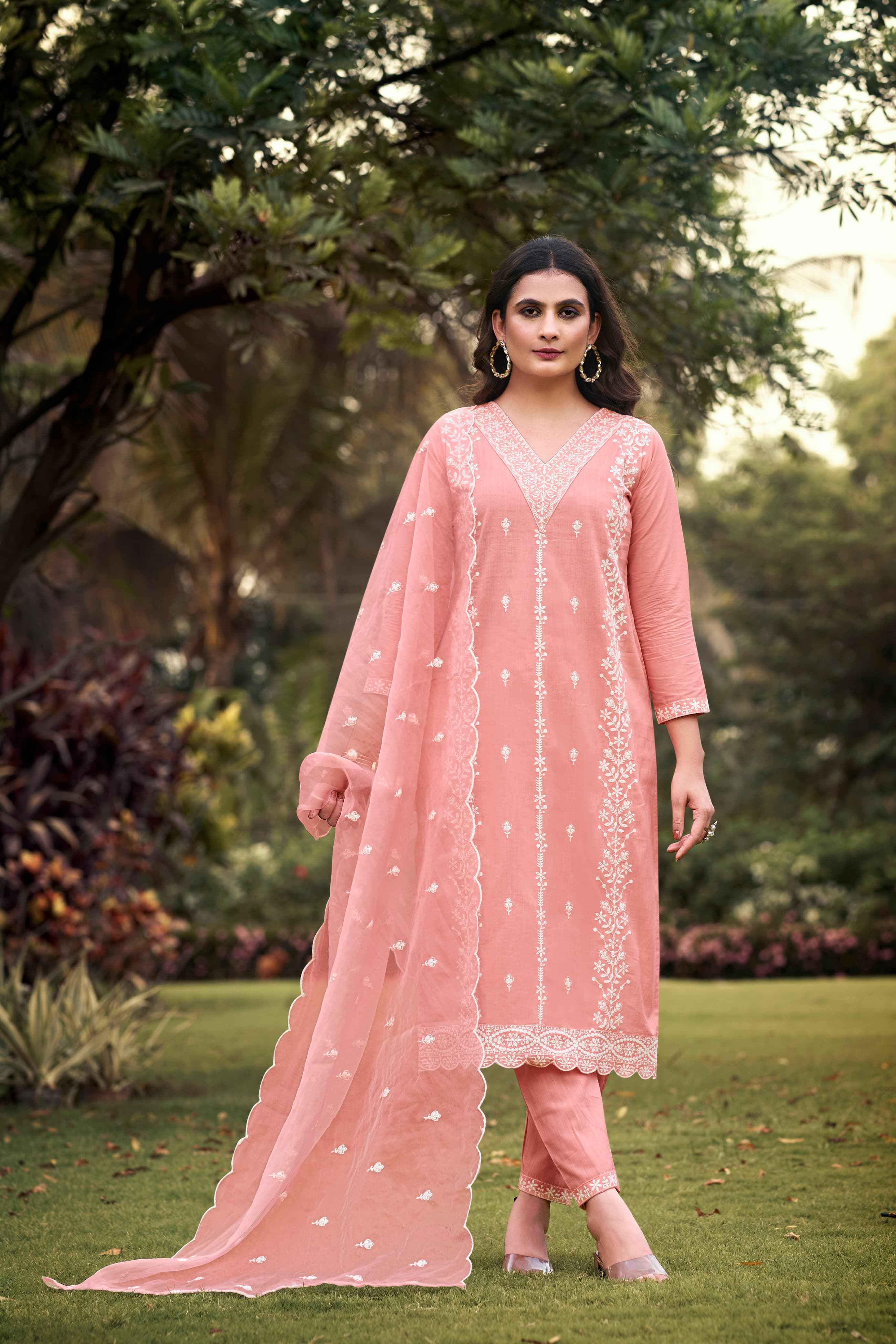 Ossm Gulabi Vol-2 Readymade Cotton Dress 6 Pc Catalog