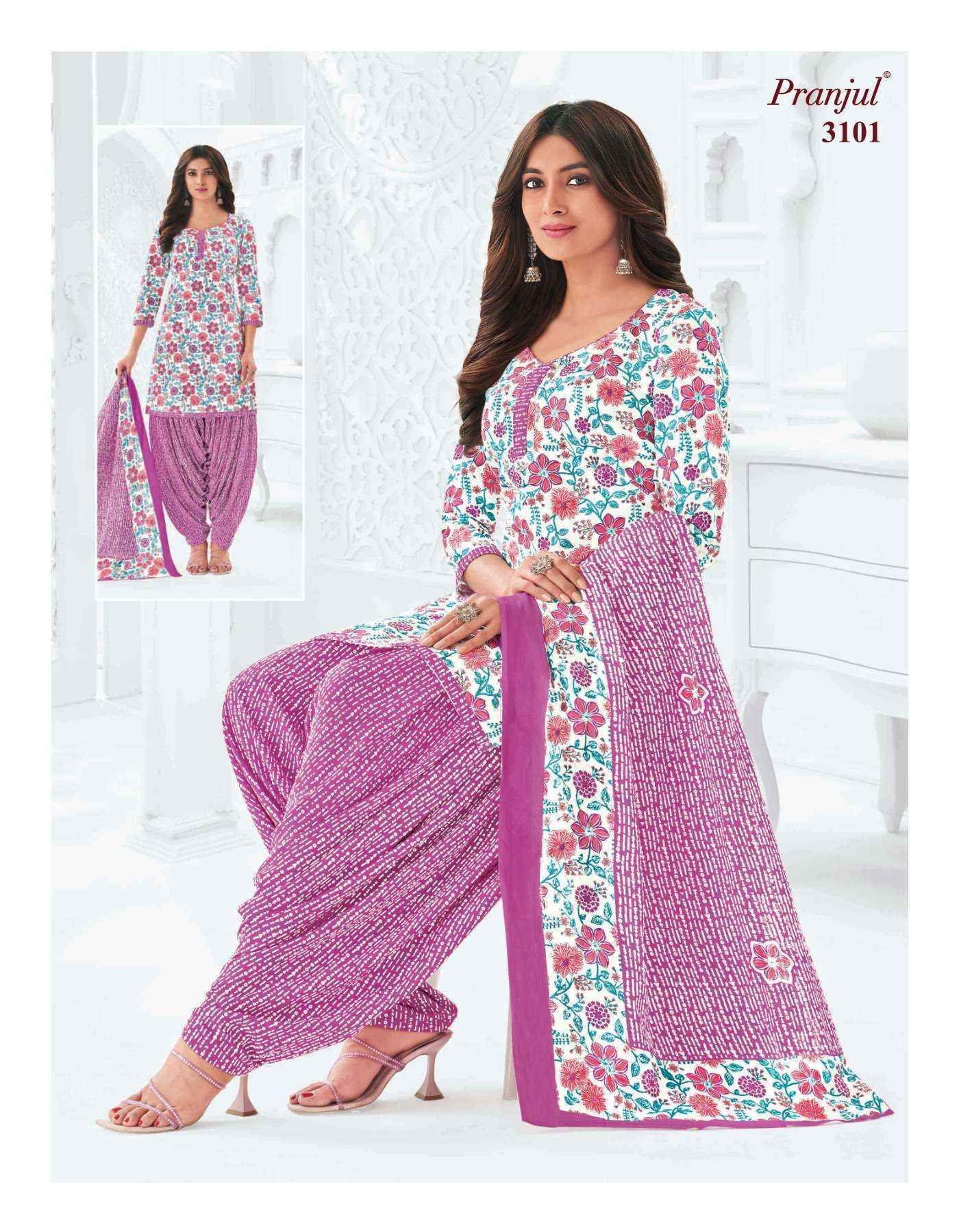 Pranjul Priyanshi Vol 31 Cotton Dress Material 36 pcs Catalogue