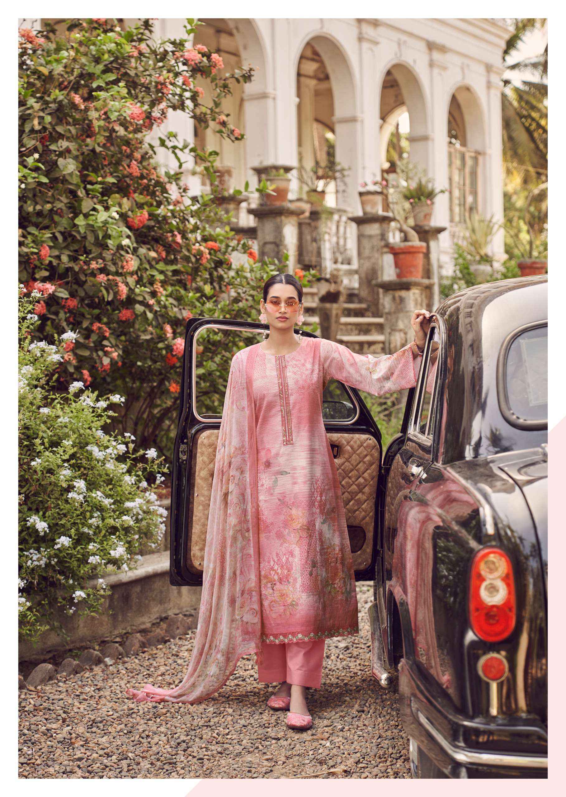 PRM Trendz Noorin Linen Cotton Dress Material 8 pcs Catalogue