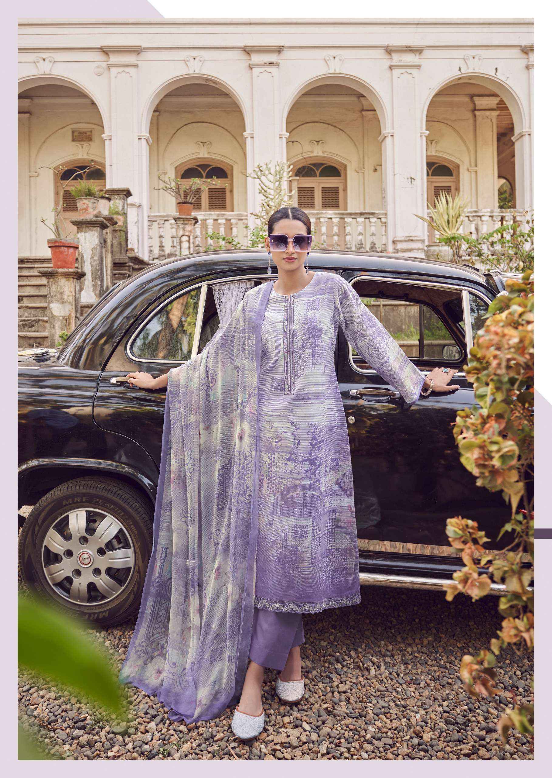 PRM Trendz Noorin Linen Cotton Dress Material 8 pcs Catalogue