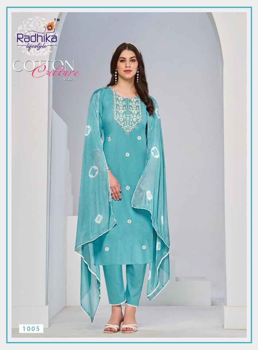 Radhika Lifestyle Cotton Culture Vol-1 Readymade Cotton Dress 6 pcs Cataloge