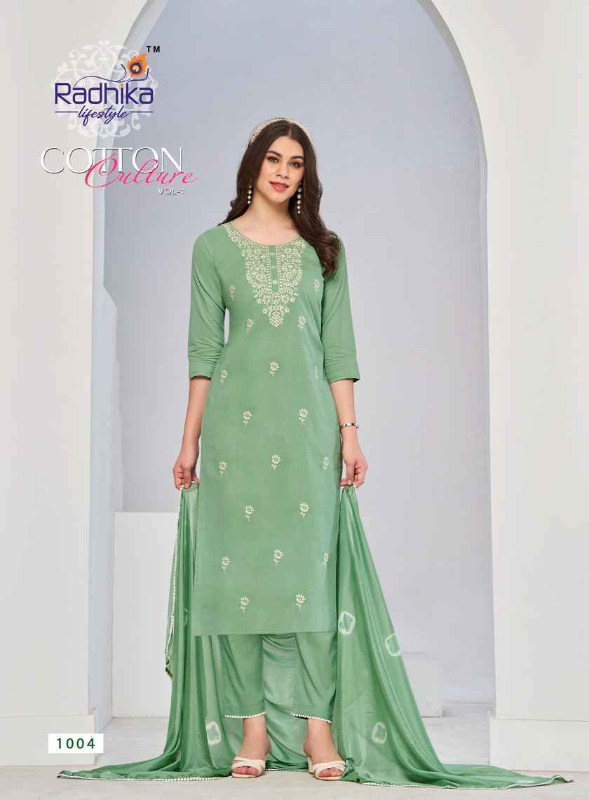 Radhika Lifestyle Cotton Culture Vol-1 Readymade Cotton Dress 6 pcs Cataloge