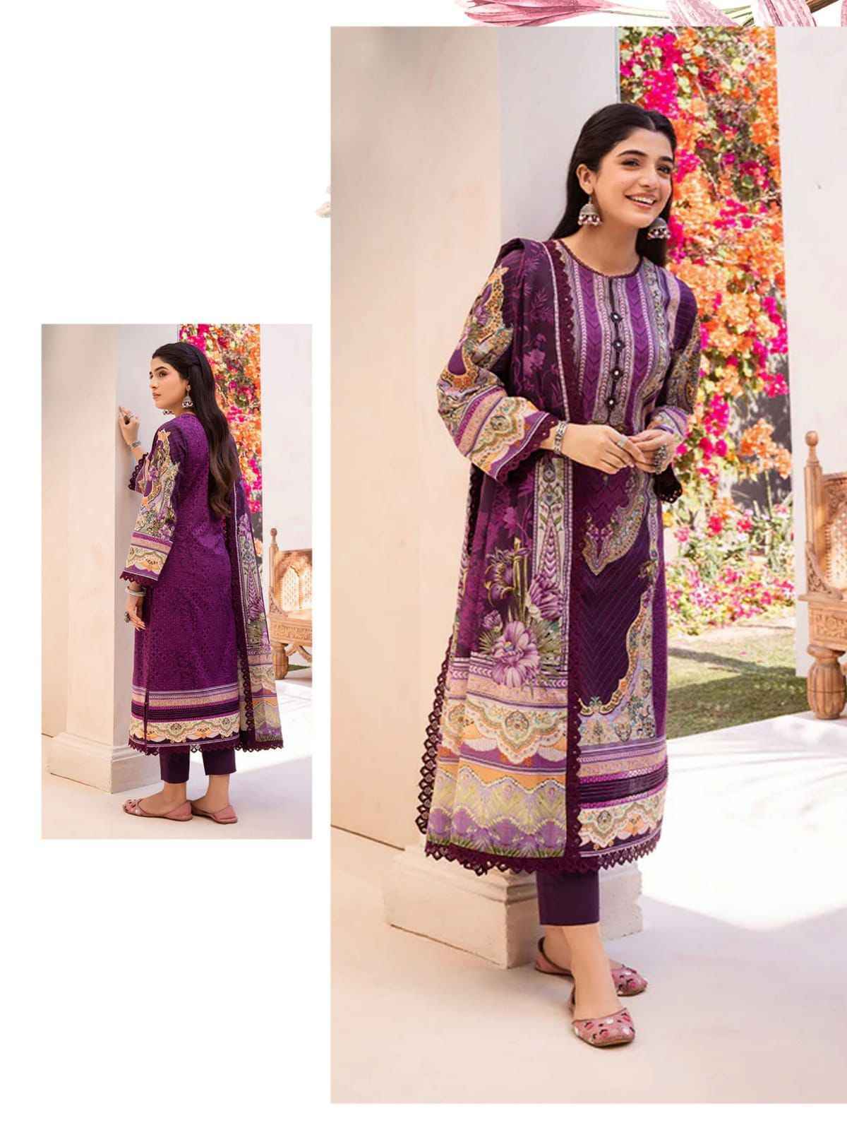 Rang Rasiya Elan Lawn Collection Pure Cotton Dress Material 6 Pc Catalog