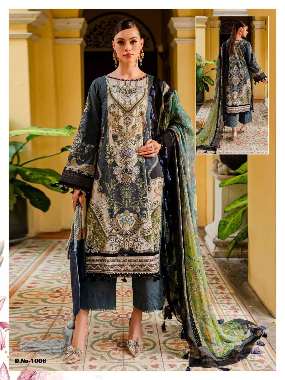 Rang Rasiya Elan Lawn Collection Pure Cotton Dress Material 6 Pc Catalog