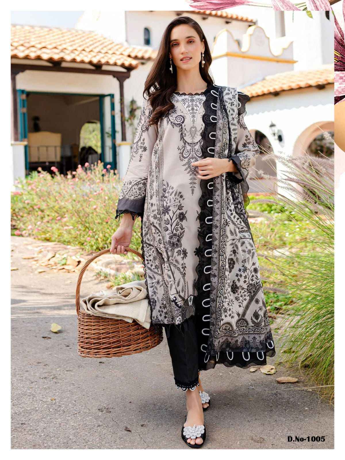 Rang Rasiya Elan Lawn Collection Pure Cotton Dress Material 6 Pc Catalog