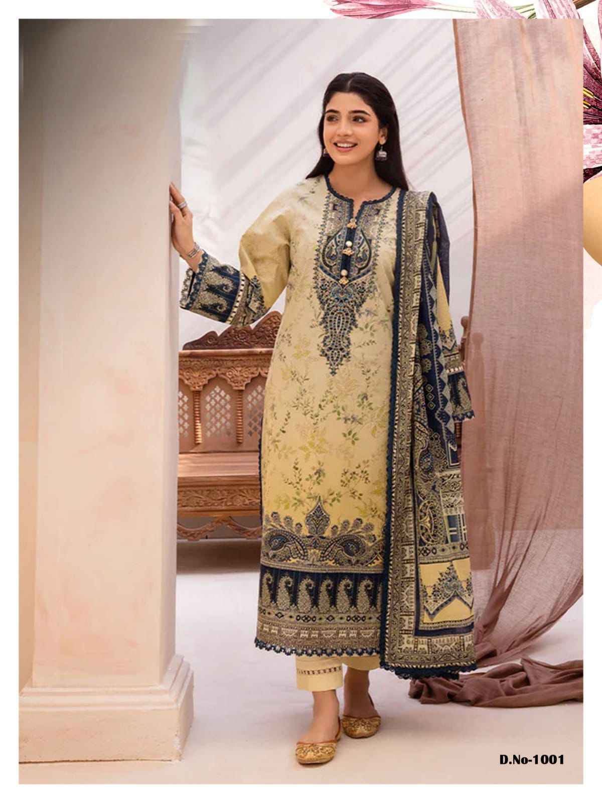 Rang Rasiya Elan Lawn Collection Pure Cotton Dress Material 6 Pc Catalog