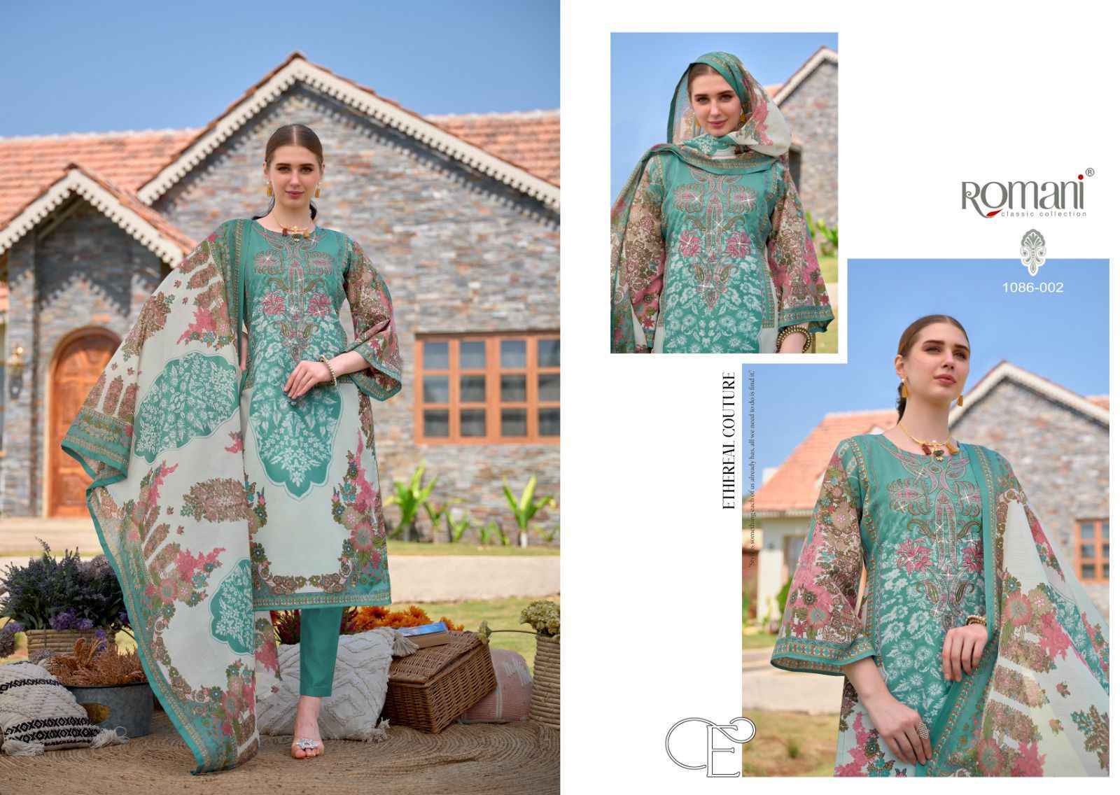 Romani Aarzu Vol 3 Cotton Dress Material 8 pcs Catalogue