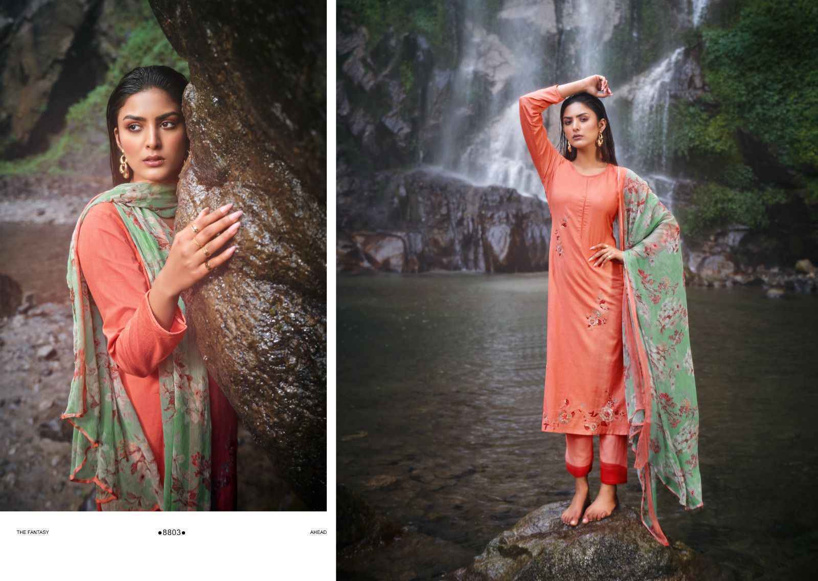 Rupali Fashion Prints Kari Jam Satin Dress Material 4 Pc Catalog