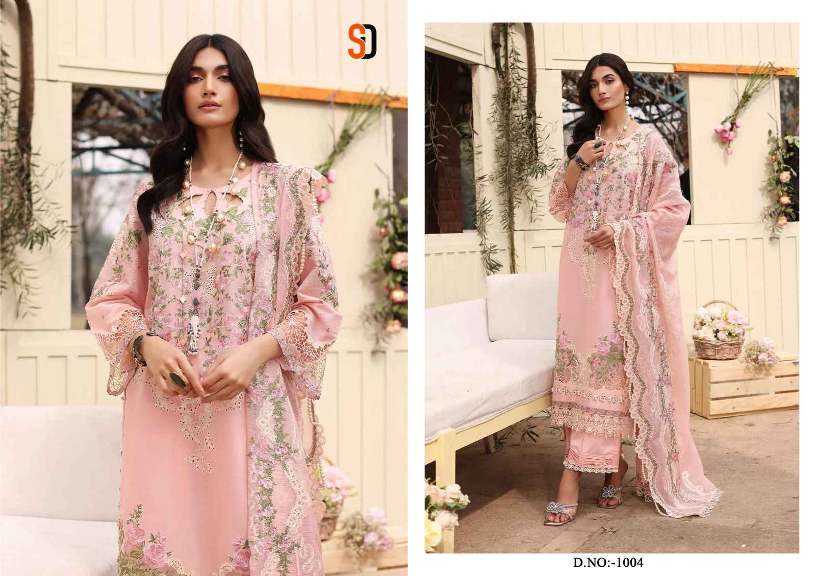 Shraddha Designer Charizma Vol-1 Cotton Dress Material 4 pc Cataloge