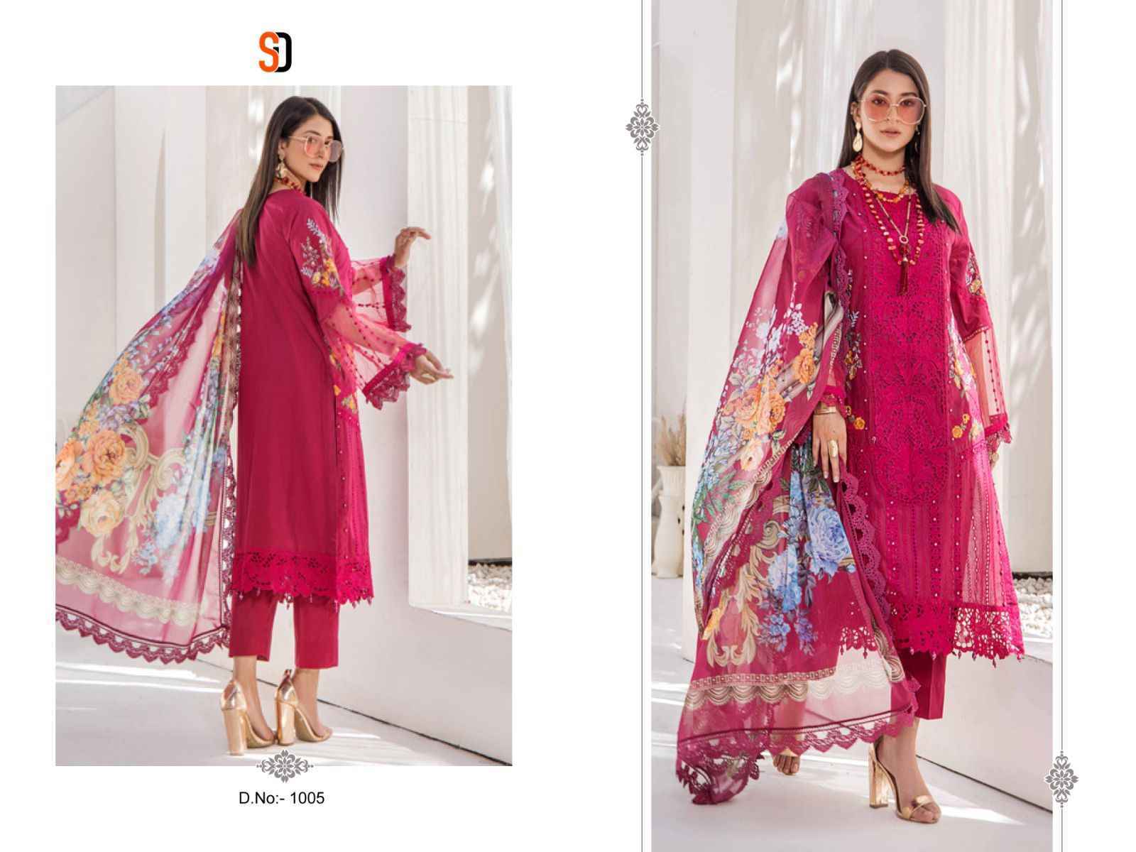 Shraddha Designer Maria.B. Colors Vol-1 Cotton Dress Material 5 pc Catalogue