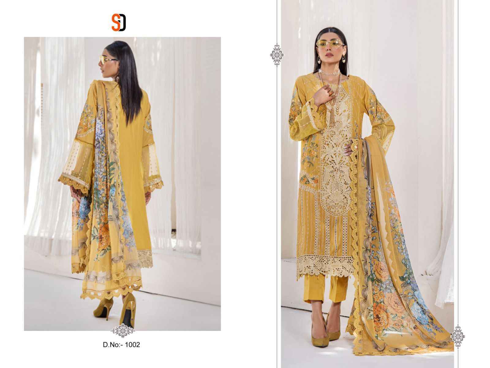 Shraddha Designer Maria.B. Colors Vol-1 Cotton Dress Material 5 pc Catalogue