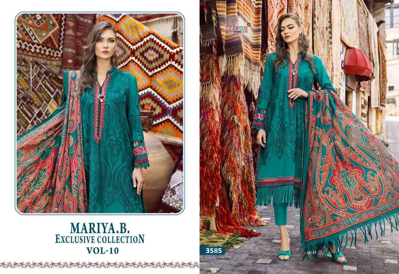 Shree Fabs Mariya B Exclusive Collection Vol-10 Rayon Cotton Dress Material 4 Pcs Catalog