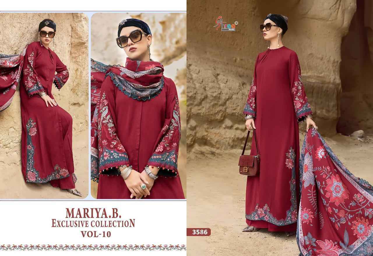 Shree Fabs Mariya B Exclusive Collection Vol-10 Rayon Cotton Dress Material 4 Pcs Catalog