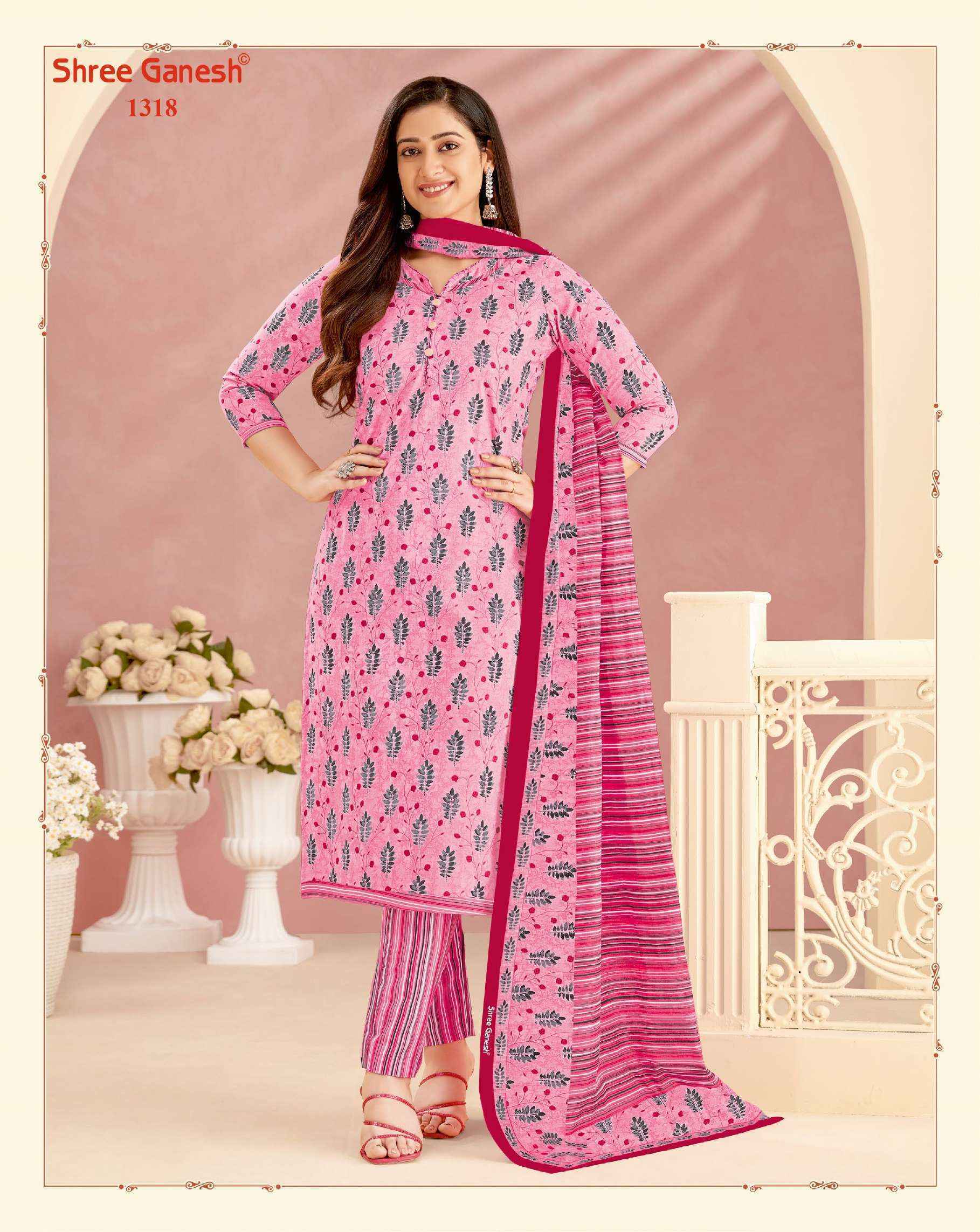Shree Ganesh Vaani Vol 3 Jaipuri Cotton Dress Material 20 pcs Catalogue