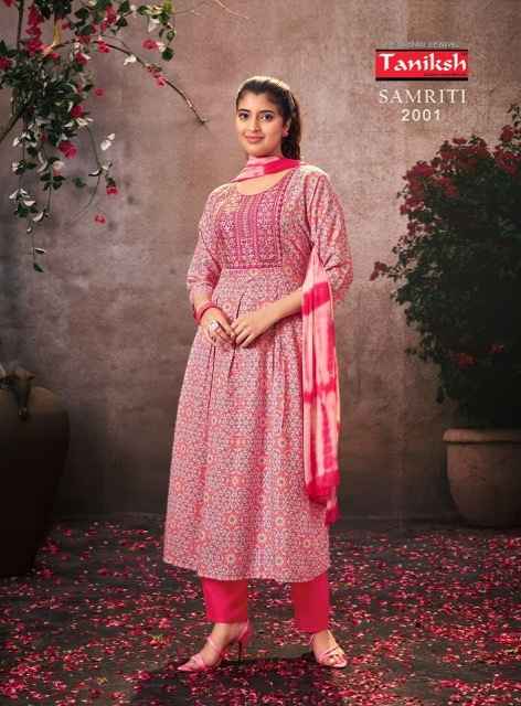 Taniksh Samriti Vol 2 Rayon Kurti Combo 8 pcs Catalogue