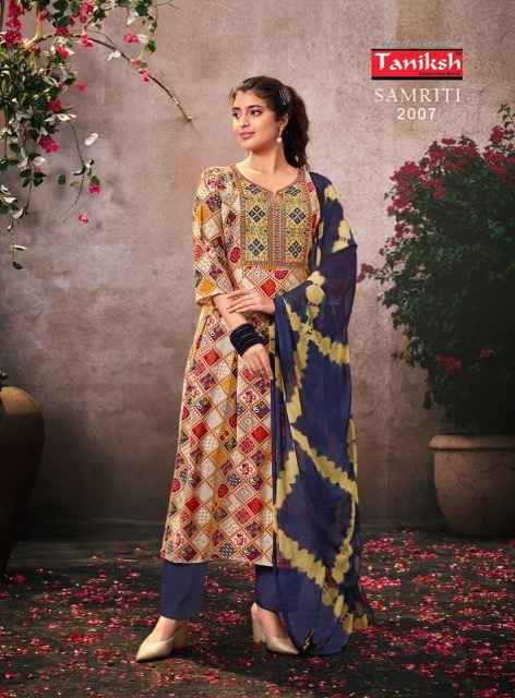 Taniksh Samriti Vol 2 Rayon Kurti Combo 8 pcs Catalogue