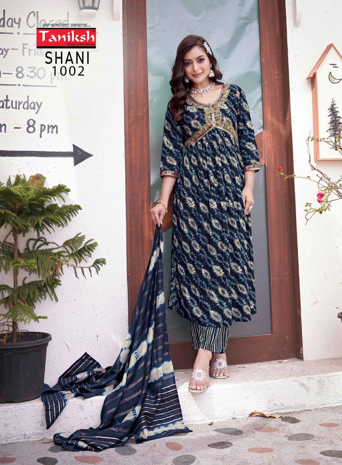 Taniksh Shani Vol-1 Readymade Rayon Dress 8 Pc Catalouge