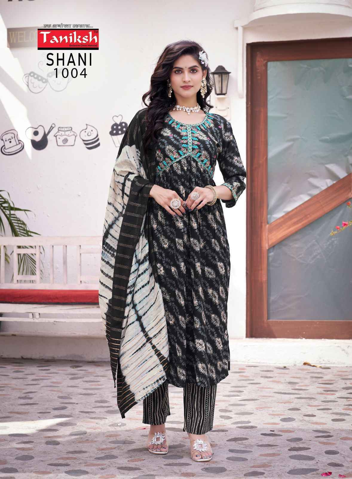 Taniksh Shani Vol-1 Readymade Rayon Dress 8 Pc Catalouge