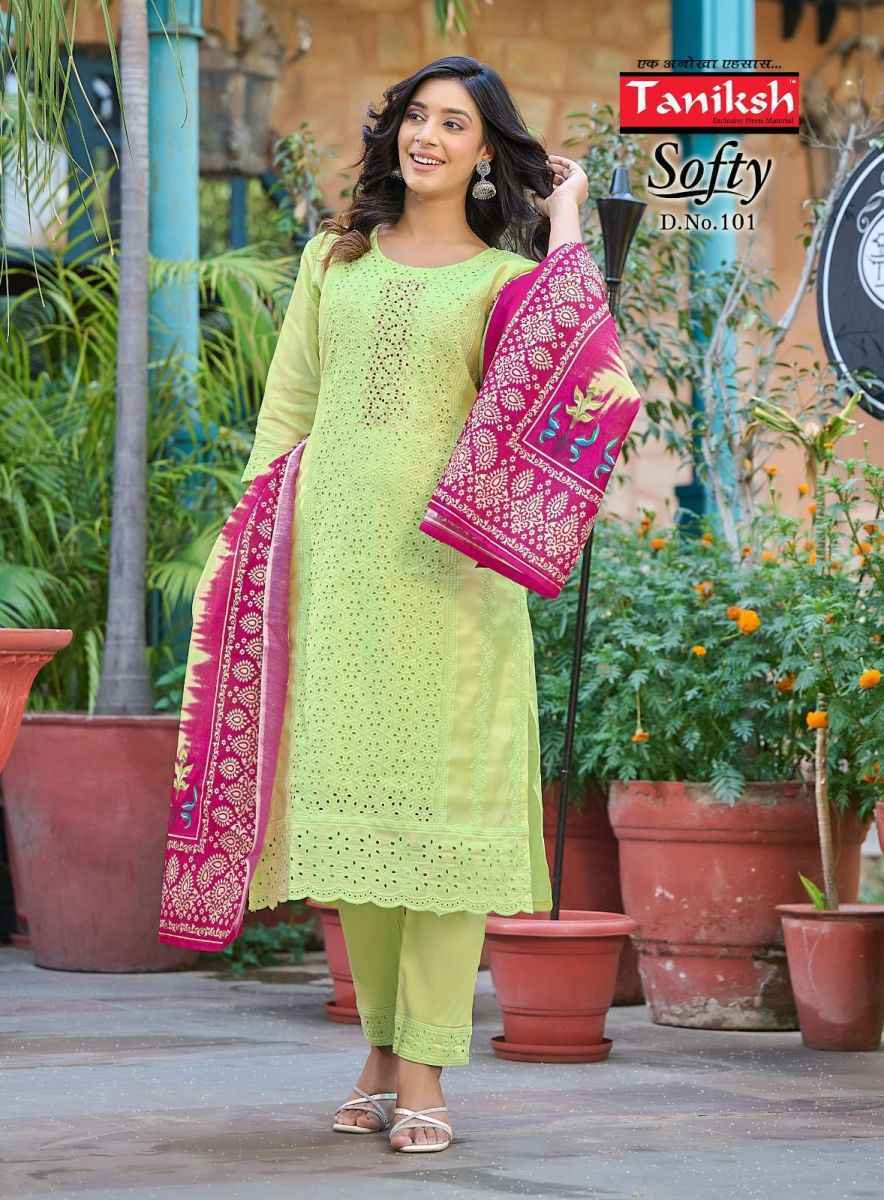 Taniksh Softy Readymade Muslin Dress 8 pcs Catalogue
