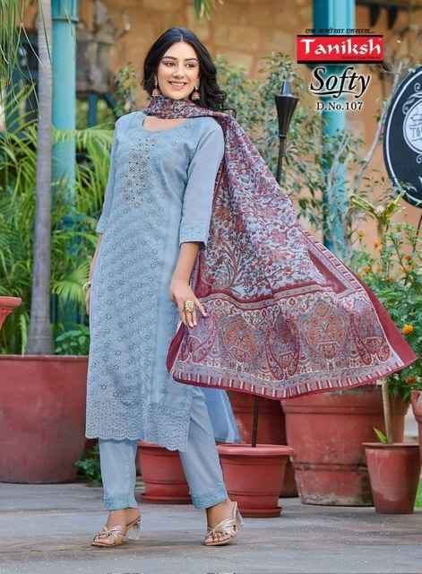 Taniksh Softy Readymade Muslin Dress 8 pcs Catalogue