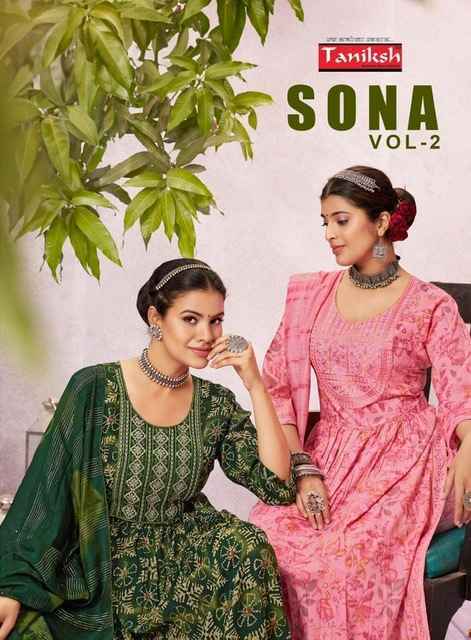 Taniksh Sona Vol 2 Rayon Kurti Combo 8 pcs Catalogue