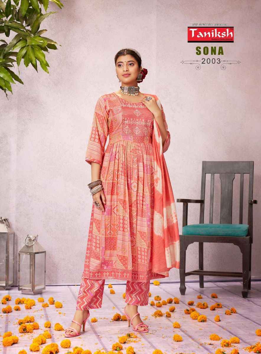 Taniksh Sona Vol 2 Rayon Kurti Combo 8 pcs Catalogue
