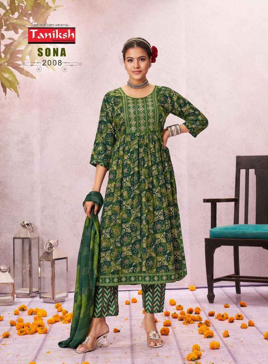 Taniksh Sona Vol 2 Rayon Kurti Combo 8 pcs Catalogue